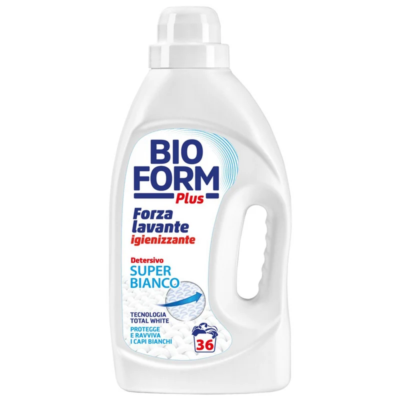 Bioform Detersivo Liquido Igienizzante Super Bianco - 1625ml