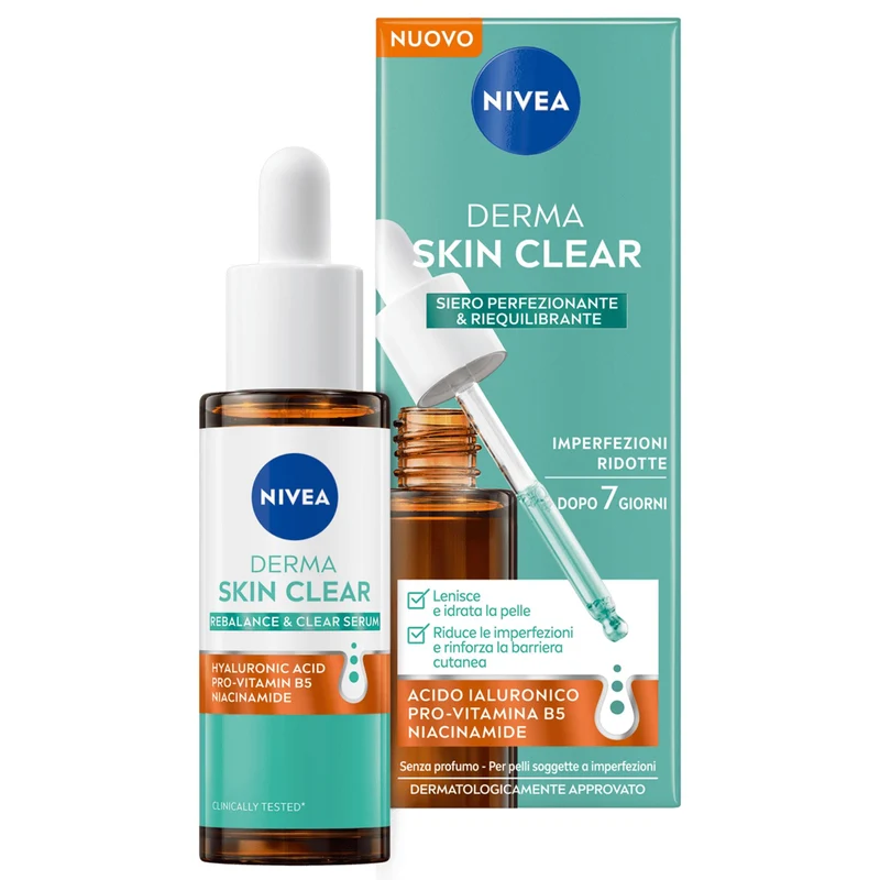 Nivea Derma Skin Clear Siero Viso Riequilibrante - 30ml