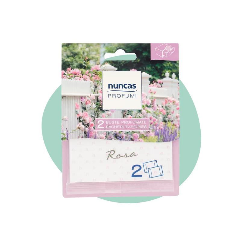 Buste Profumate per Cassetti Rosa - 2 Pezzi