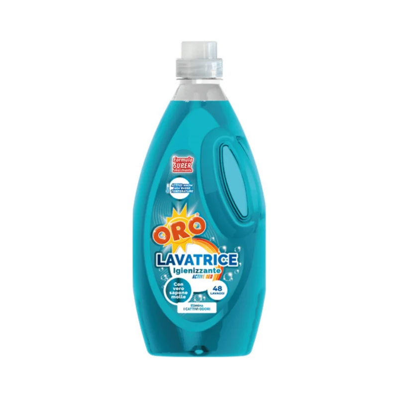 Detergente Lavatrice - Oro Blue Igienizzante Active Deo - 2,2LT - 48lav