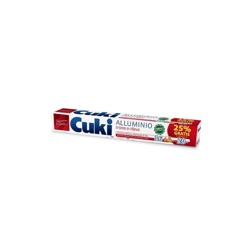 Cuki Rotolo Alluminio 16+4 Mt Gratis