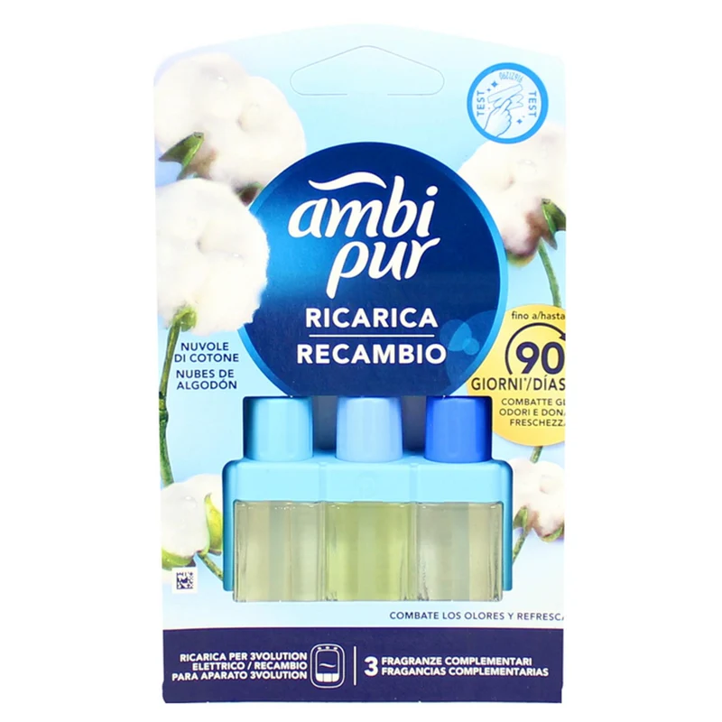 Ambipur 3Volution Ricarica per Diffusore - Nuvole di Cotone