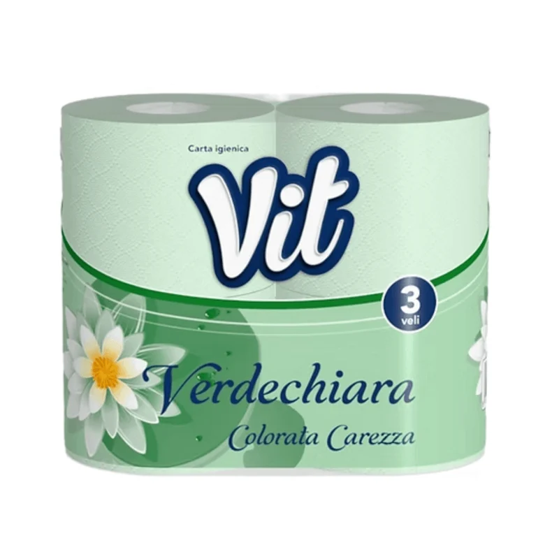 Vit Carta Igienica Colorata Verdechiara x 4 Rotoli