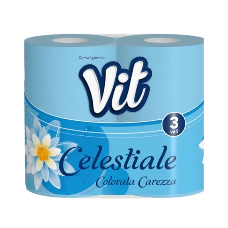 Vit Carta Igienica Colorata Celestiale x 4 Rotoli