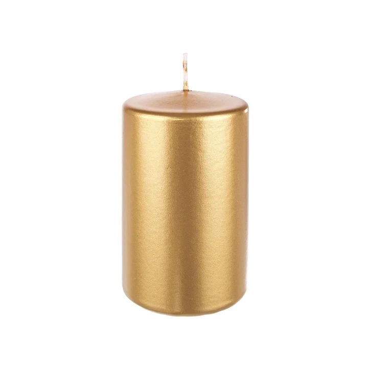 Candela cilindrica oro 100/57 mm
