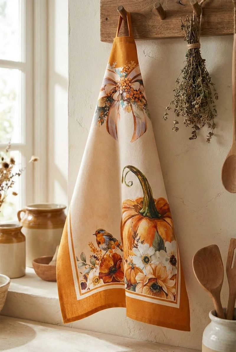 Racconti D'Autunno Canovaccio Zucca Con Fiocco