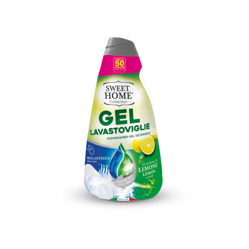 Sweet Home Gel Lavastoviglie Limone 50 Lavaggi