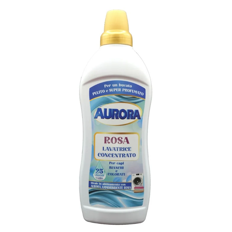 Detersivo Lavatrice Concentrato Aurora 1l Rosa