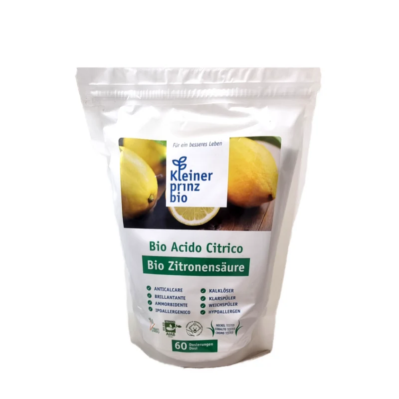 Acido Citrico Bio Vegan 600g