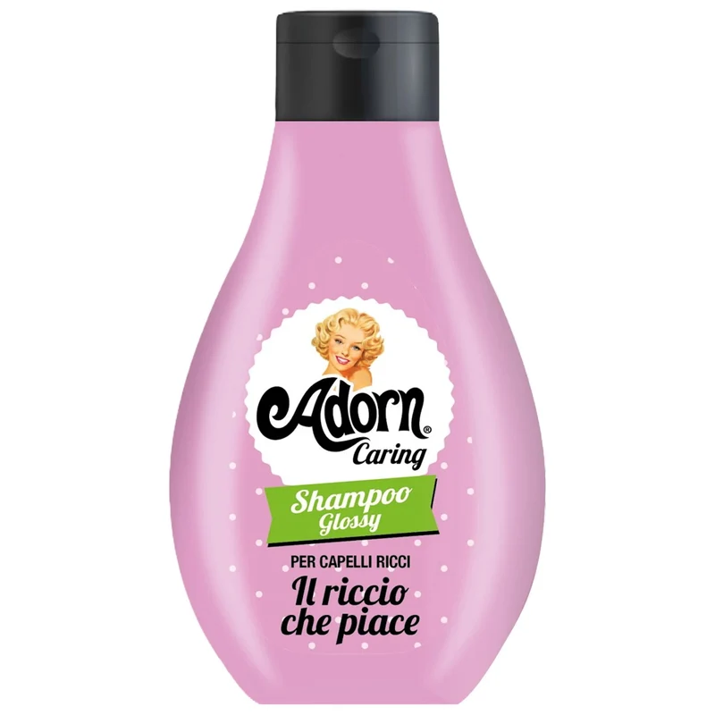 Adorn Caring Shampoo Glossy Capelli Ricci - 250ml