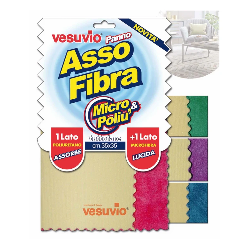 Panno Vesuvio Asso Fibra 35x35