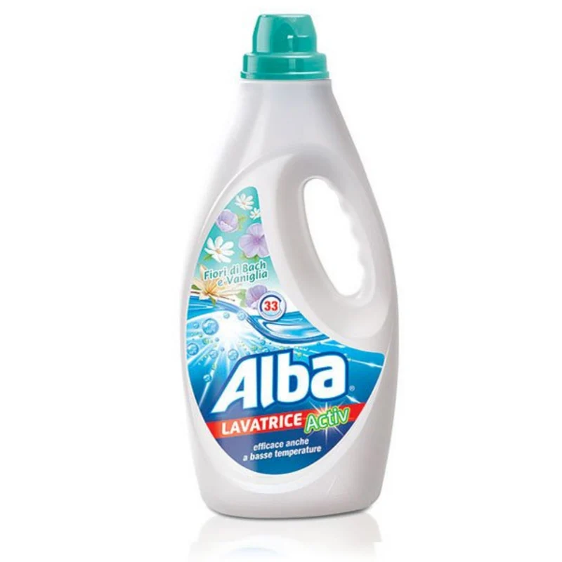 Detersivo Lavatrice Alba 33 Lavaggi 1850ml Fiori Di Back E Vaniglia