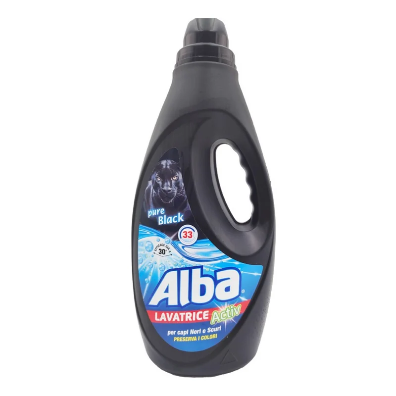 Detersivo Lavatrice Alba 33 Lavaggi 1850ml Pure Black