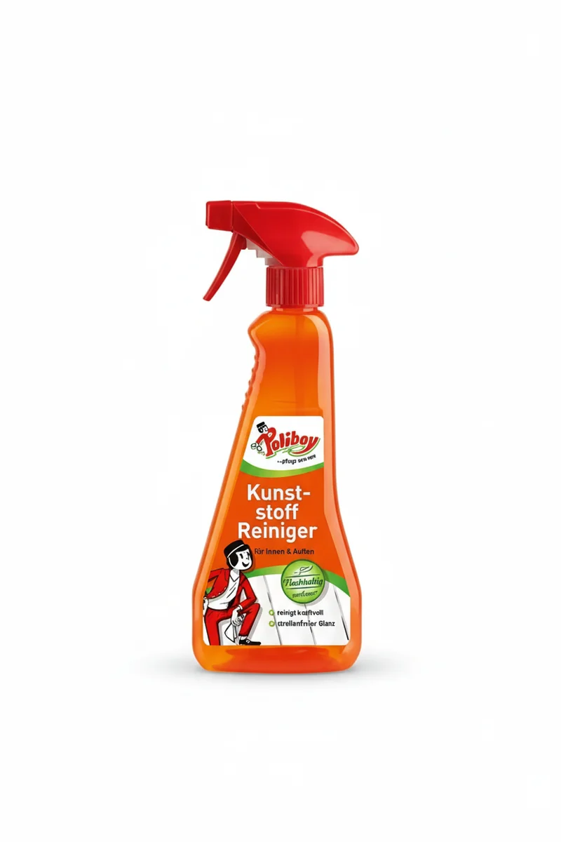 Poliboy Detergente Pulitore Plastica 375ml - Con Olio di Arancia Naturale