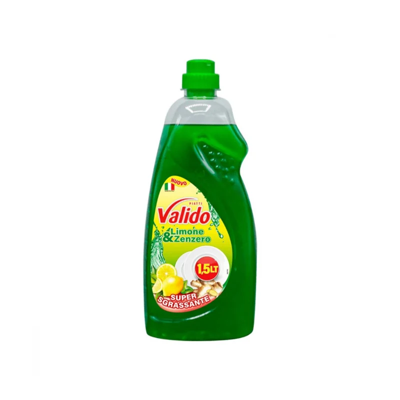 Detersivo Piatti Valido 1,5Lt Limone E Zenzero