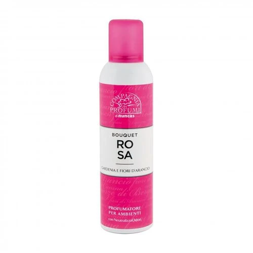 Profumatore per ambiente spray bouquet rosa