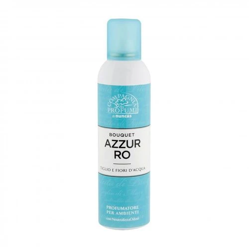 Profumatore per ambiente spray bouquet azzurro