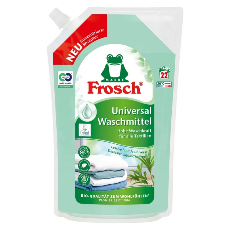 Frosch Detersivo Liquido Bucato per tutti i tessuti