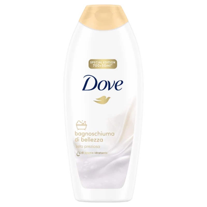 Dove Bagnoschiuma Seta Preziosa - 750ml
