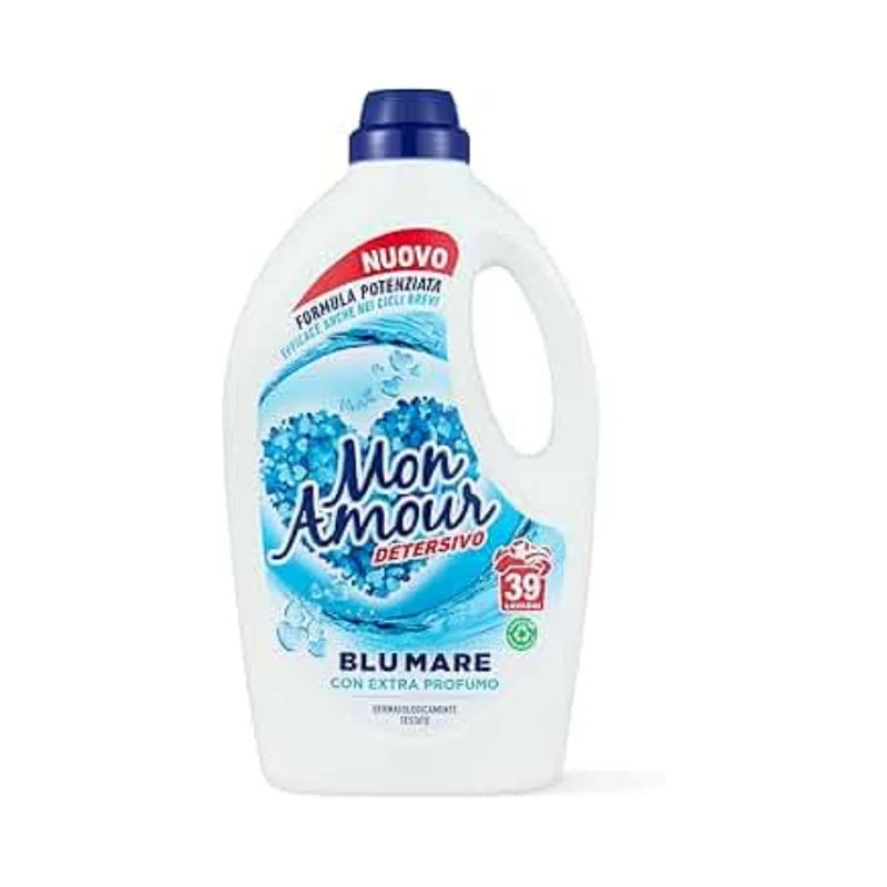 Detersivo Lavatrice Mon Amour 39 Lavaggi Blu Mare
