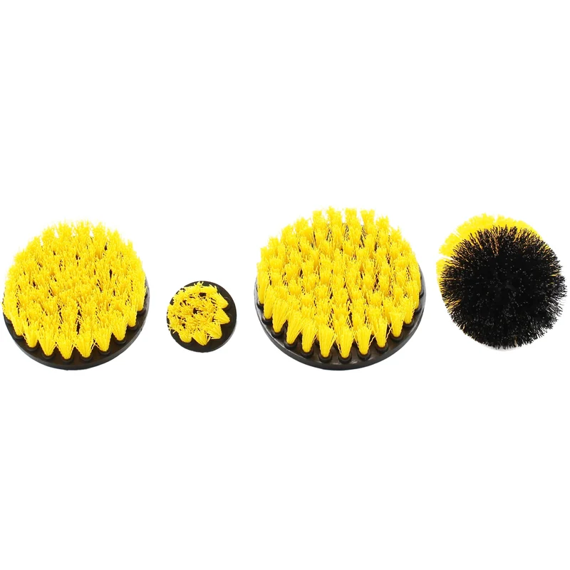 CARISMATIX Set Spazzole da Trapano Gialle
