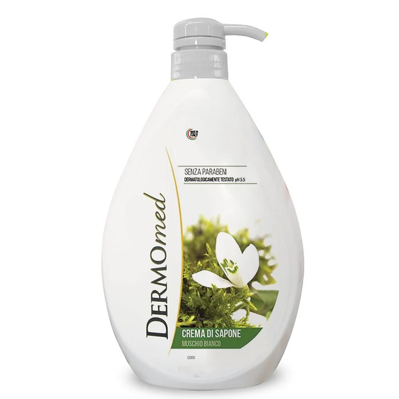 Dermomed Crema di Sapone Muschio Bianco - 1000ml