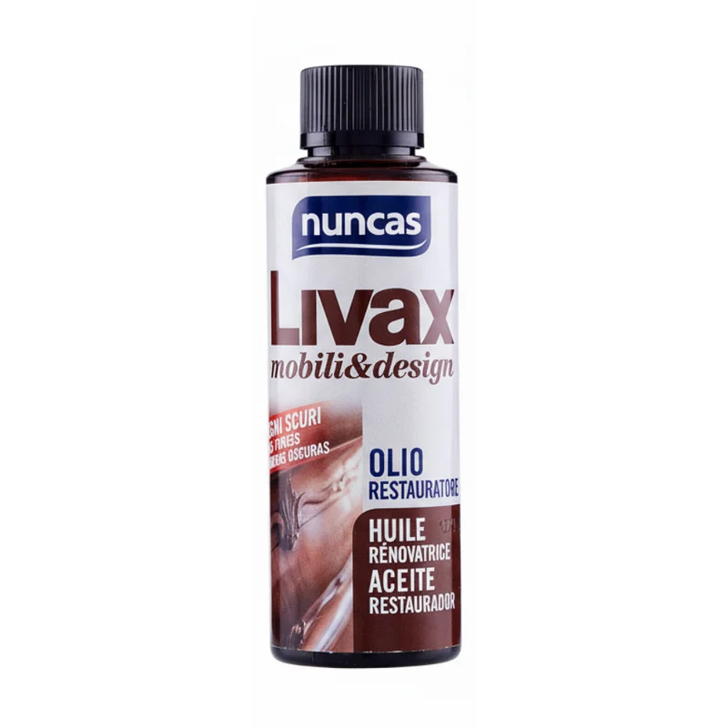 Livax Mobili&Design Olio Restauratore Legni Scuri - 120ml