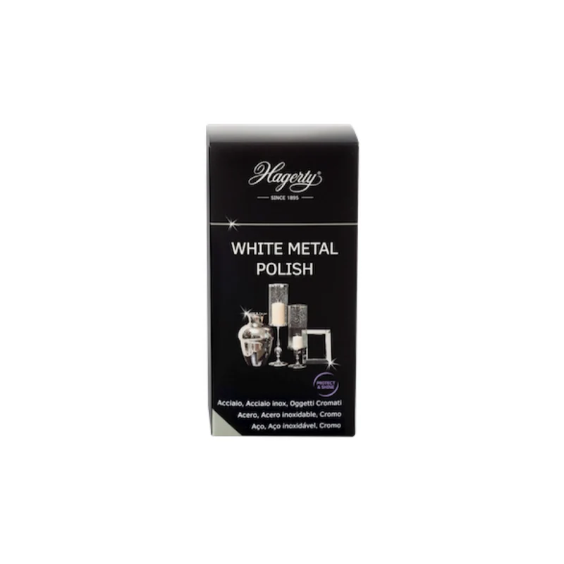 Hagerty White Metal Polish - pulitore per gli oggetti in acciaio inossidabile e cromati