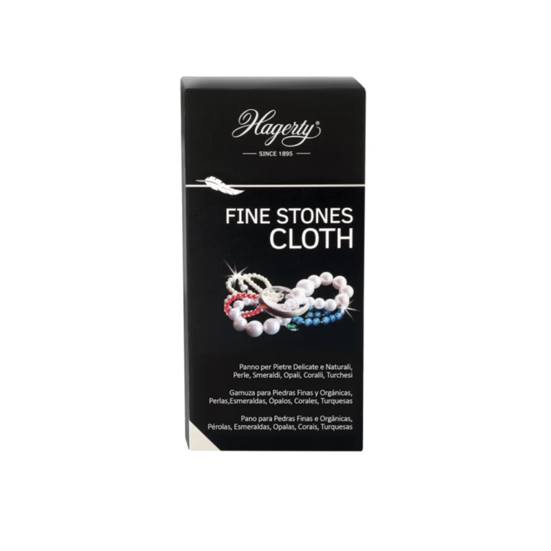 Hagerty Fine Stones Cloth - Panno Lucidante per Pietre Delicate, Perle e Smeraldi