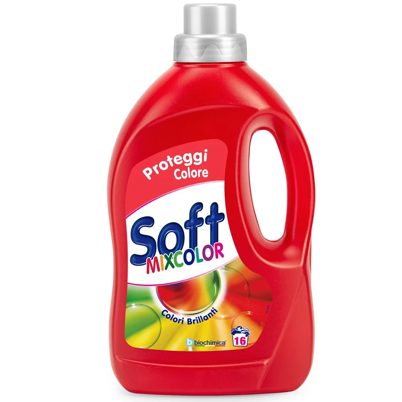 Soft Detersivo Lavatrice e Mano 1000ml - Mix Color