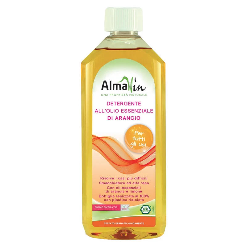 Almawin Detergente all'Olio Essenziale di Arancio - 500 ml
