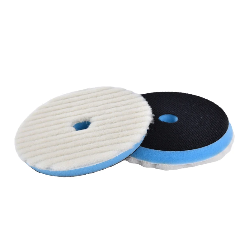 SHINEMATE Tampone T140 Stripped Short Wool Pad