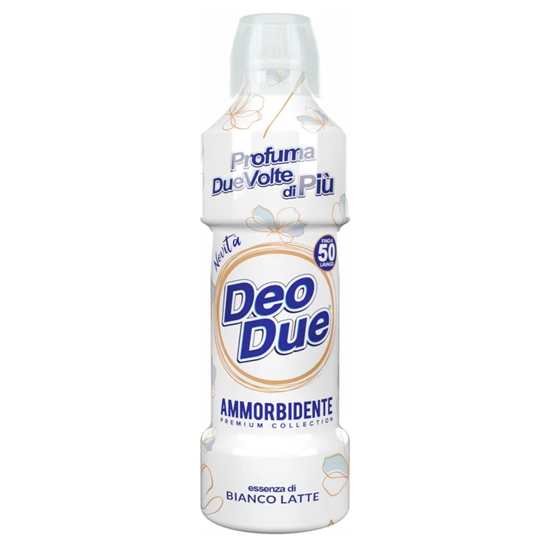 Deo Due Ammorbidente Premium 1000ml - Bianco Latte