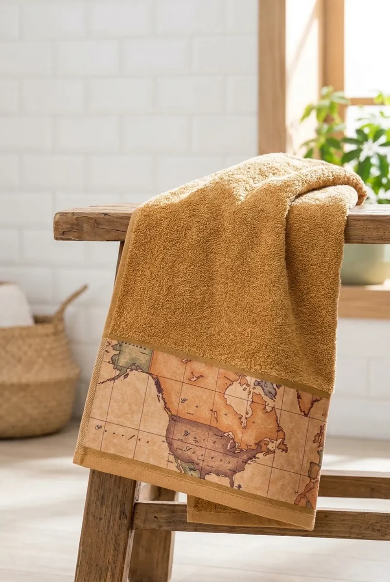 Geo Classic Telo Bagno Ocra