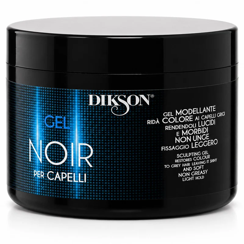 Dikson Noir Gel Fissante per Capelli Grigi - 500ml