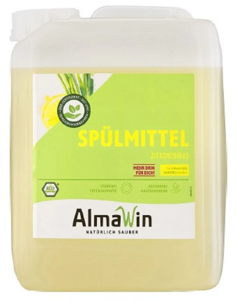 ZITRONENGRAS-GESCHIRRSPÜLMITTEL (KONZENTRAT) ECO 5 L - ALMAWIN
