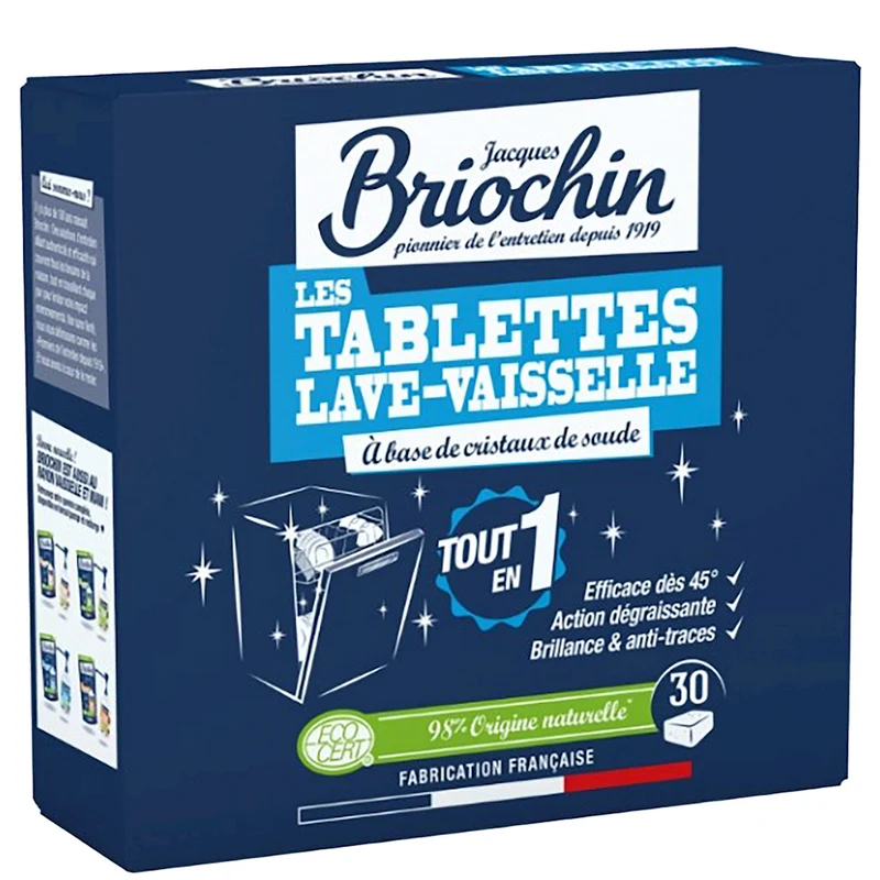 ECO DRINKING POWERFUL DISHWASHING TABLETS (30 Stück) - BRIOCHIN