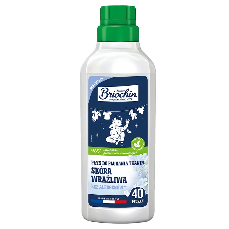 Weichspüler für empfindliche Haut 750 ml (40 Wäschen) - BRIOCHIN