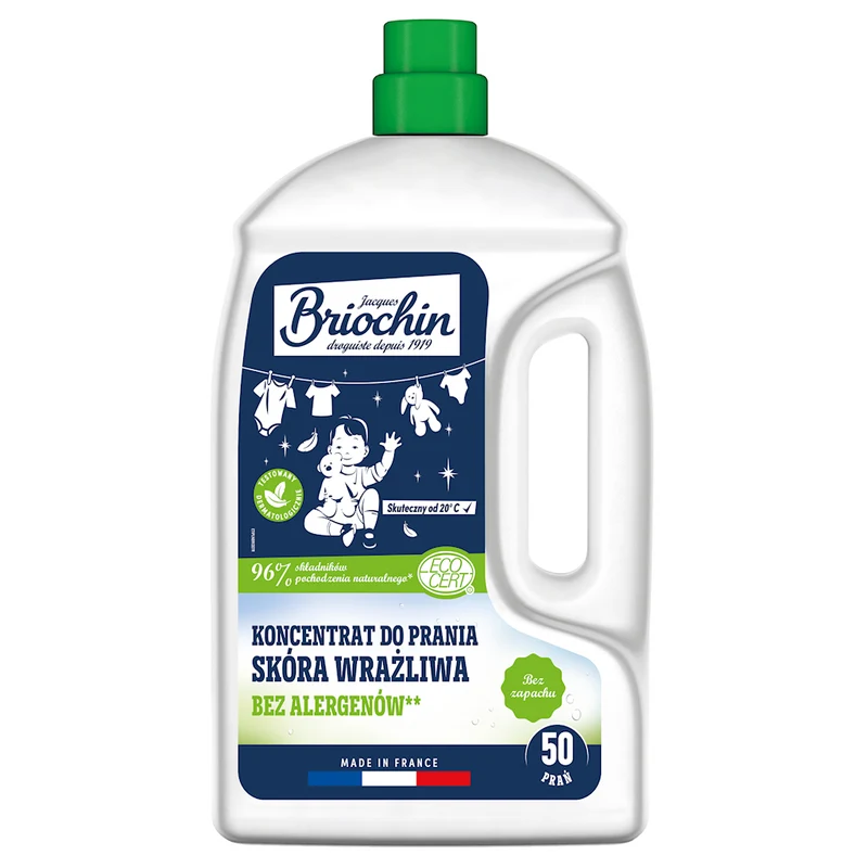 PARFÜMFREIES WASCHMITTEL FÜR EMPFINDLICHE HAUT (KONZENTRAT) ECO 2,27 L (50 WASCHGÄNGE) - BRIOCHIN