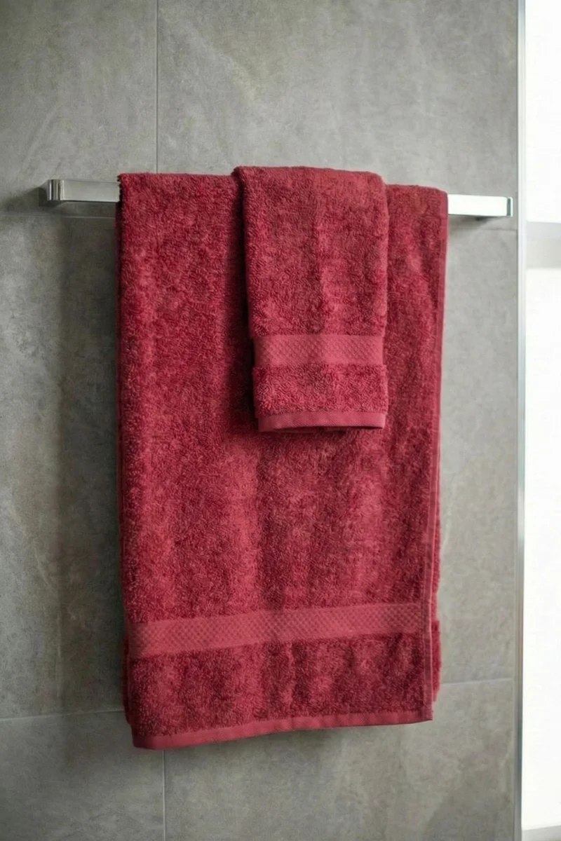 Minorca Set Asciugamani Bordeaux