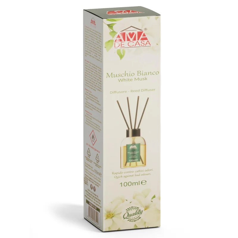 Ama de Casa Diffusore Ambiente 100ml - Muschio Bianco