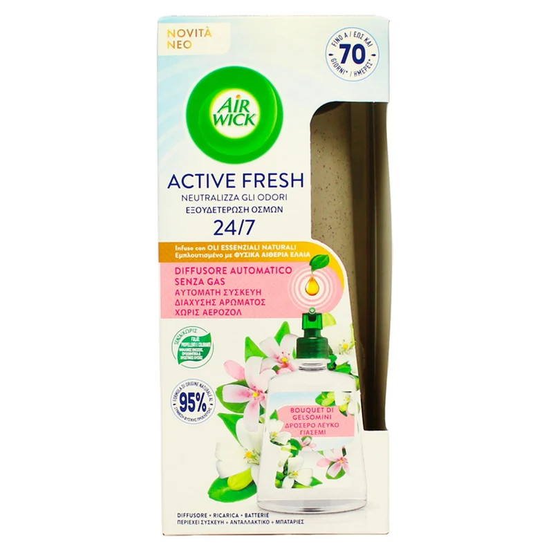 Air Wick Active Fresh Diffusore e Ricarica - Bouquet Gelsomino