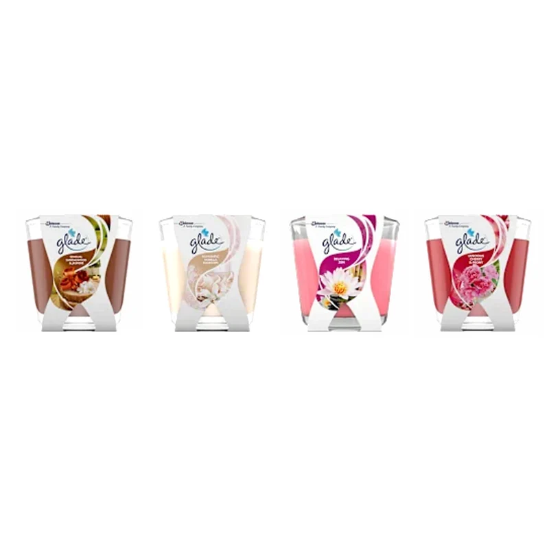 Glade Candela Profumata in Vetro 70gr - Fragranze Miste