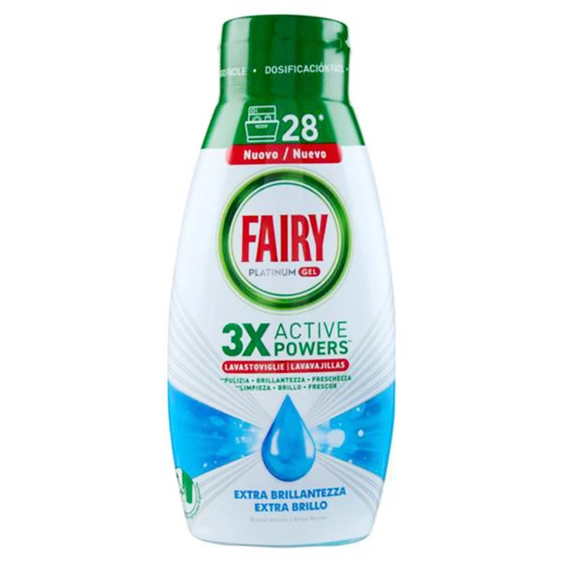 Fairy Gel Lavastoviglie Platinum Extra Brillantezza 504ml - Ocean