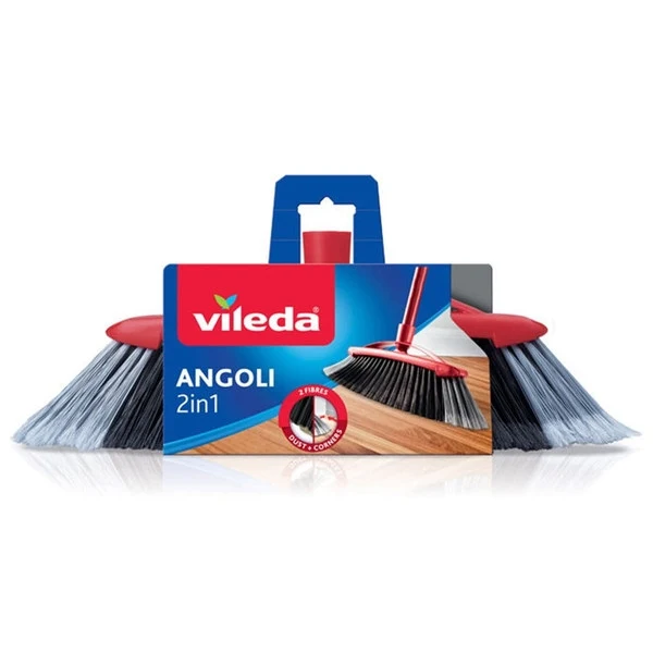 Vileda Scopa doppio angolo 2in1