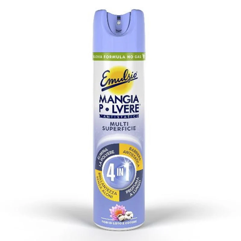 Emulsio Mangiapolvere Antistatico 300ml - Fiori di Loto
