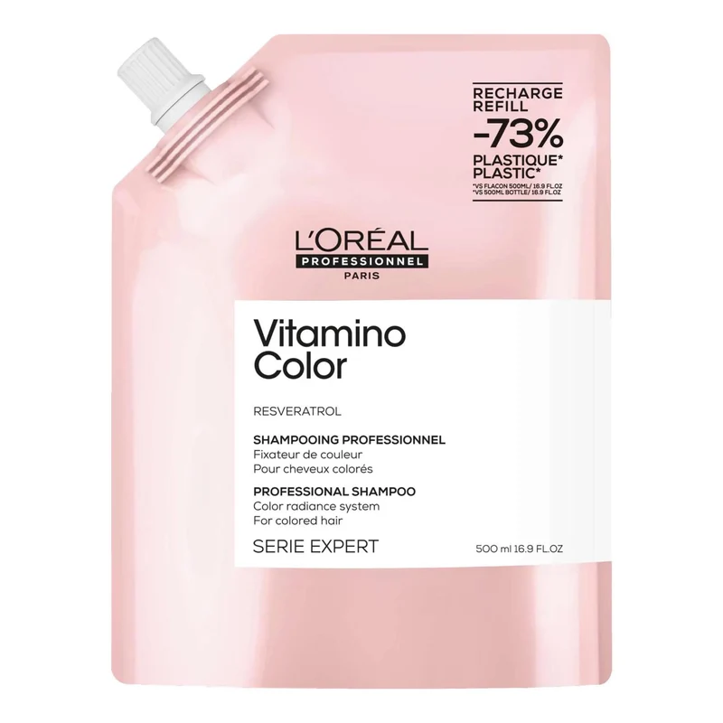 Loreal Expert Vitamino Color Shampoo Capelli Colorati - Ricarica 500ml
