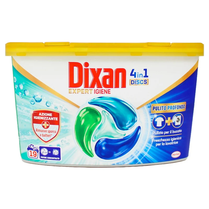 Dixan Discs 4in1 Detersivo Lavatrice 19pz - Expert Igiene