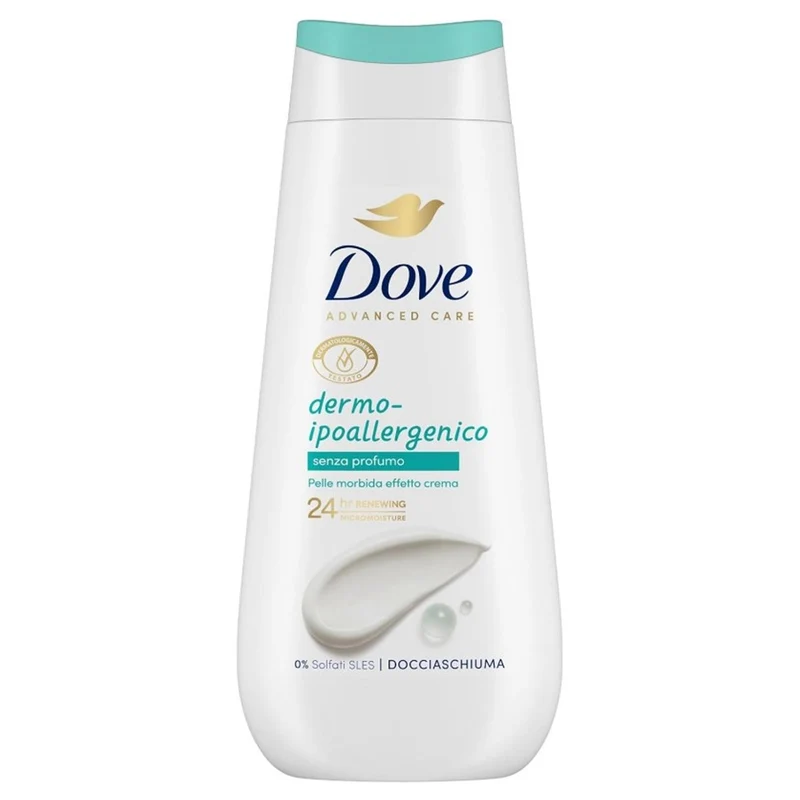 Dove Docciaschiuma Corpo 225ml - Dermo Ipoallergenico