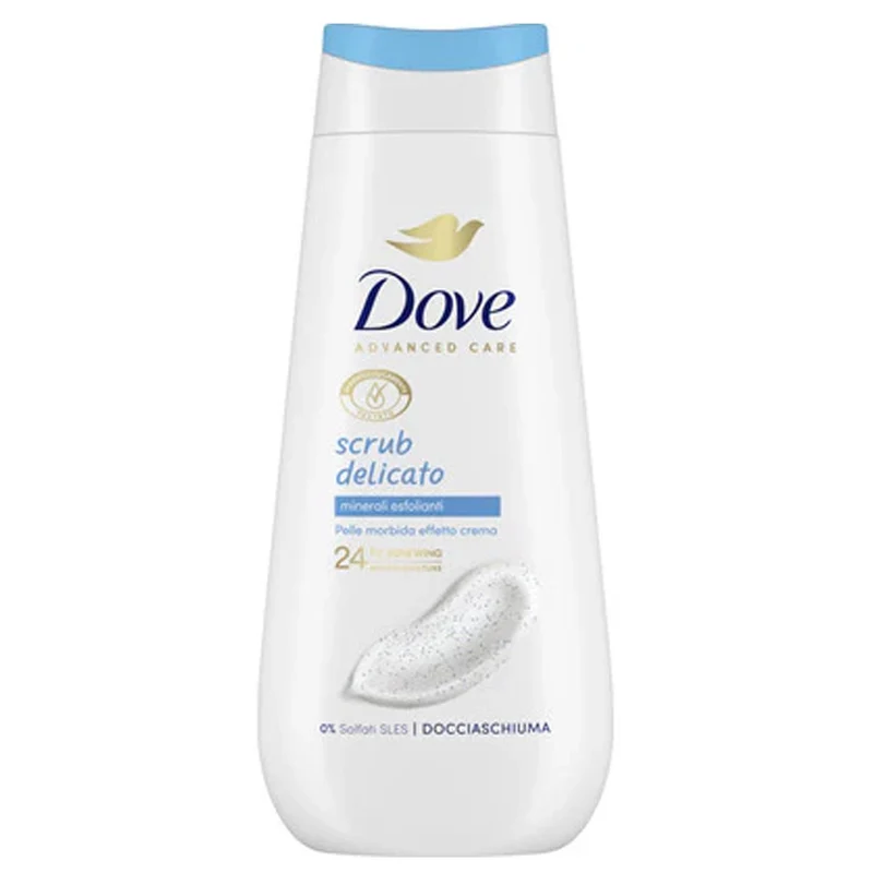 Dove Docciaschiuma Corpo 225ml - Scrub Delicato